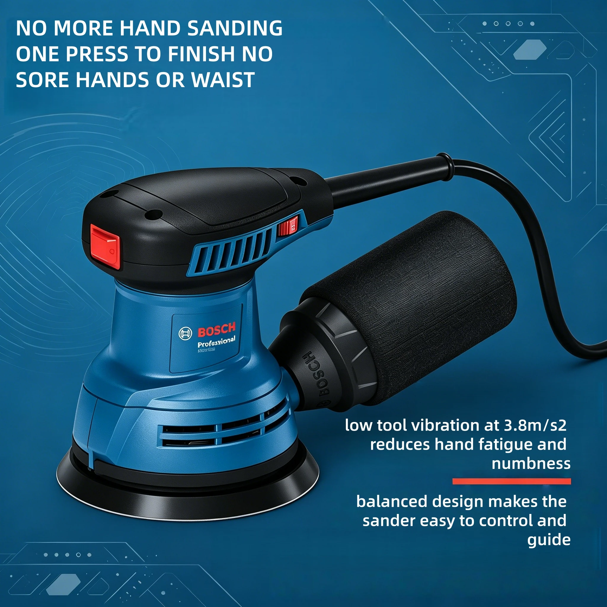 보쉬 GEX125 280W 다기능 오비탈 샌더, 목공, - Woodworking Machines 리뷰 및 가격