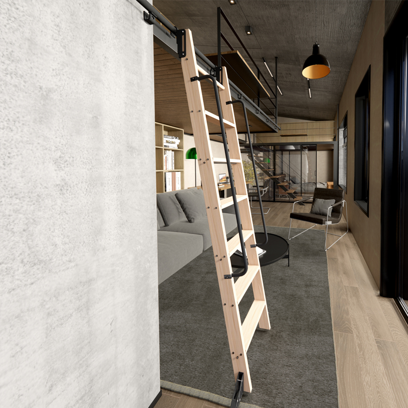 롤링 라이브러리 사다리 하드웨어 16.5FT(500cm - Woodworking Lofts 리뷰 및 가격