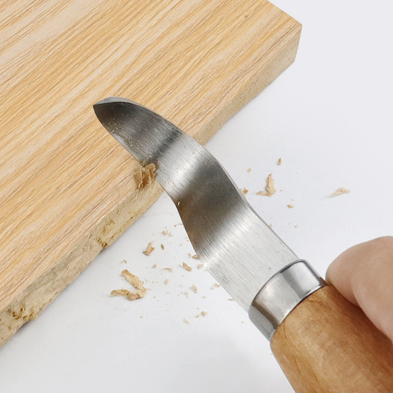 스테인리스 철 조각 칼 너도밤나무 손잡이 곡선형 직선형 - Woodworking Hand Tools 리뷰 및 가격