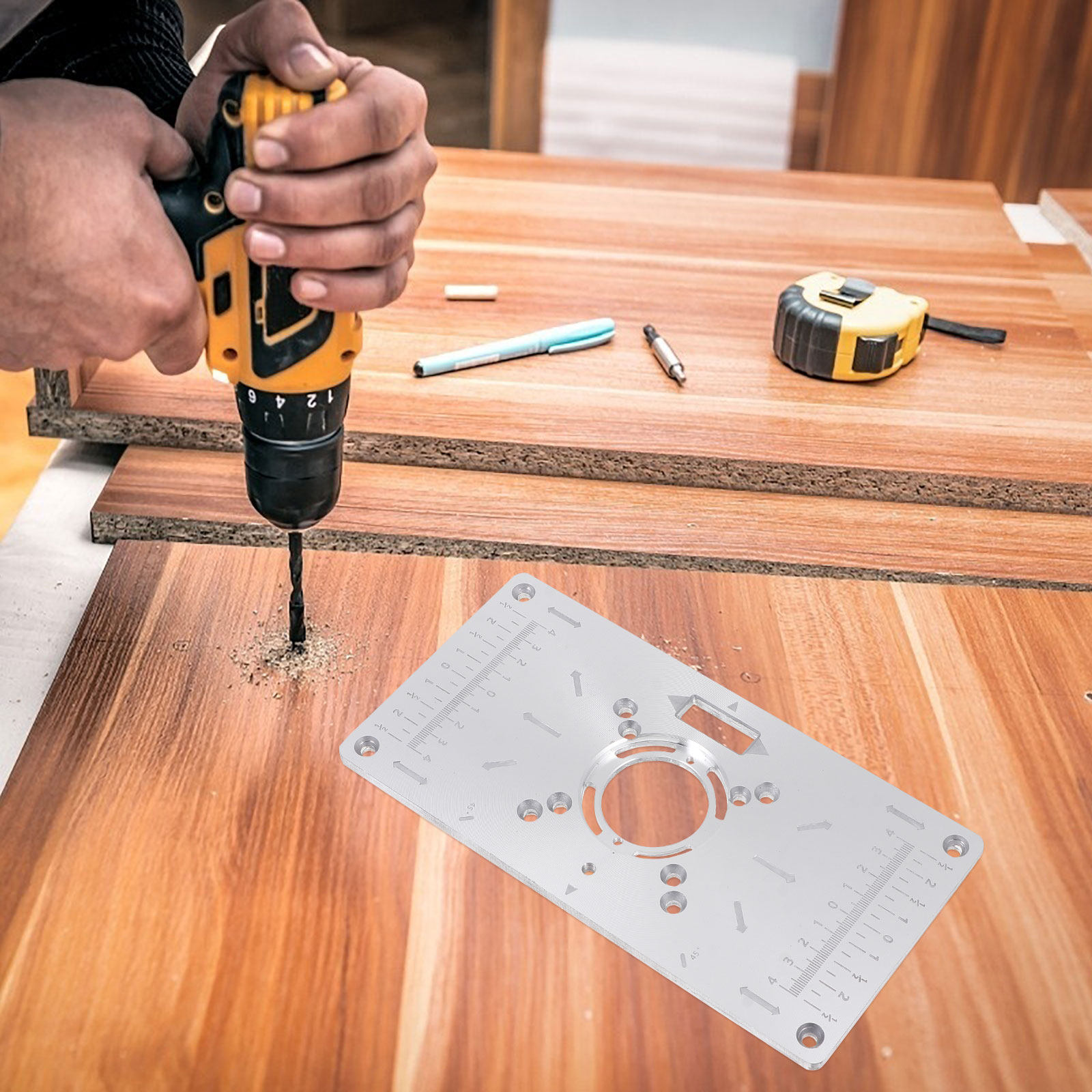 1세트, 알루미늄 합금 라우터 테이블 삽입판, 목공용  - Woodworking Machines 리뷰 및 가격